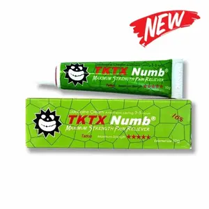 Tattoo Numbing Cream - T-K-T-X - Green 80% International - Pain Free Tattoos - Effective Numbing Formula for No-Distraction Tattoos