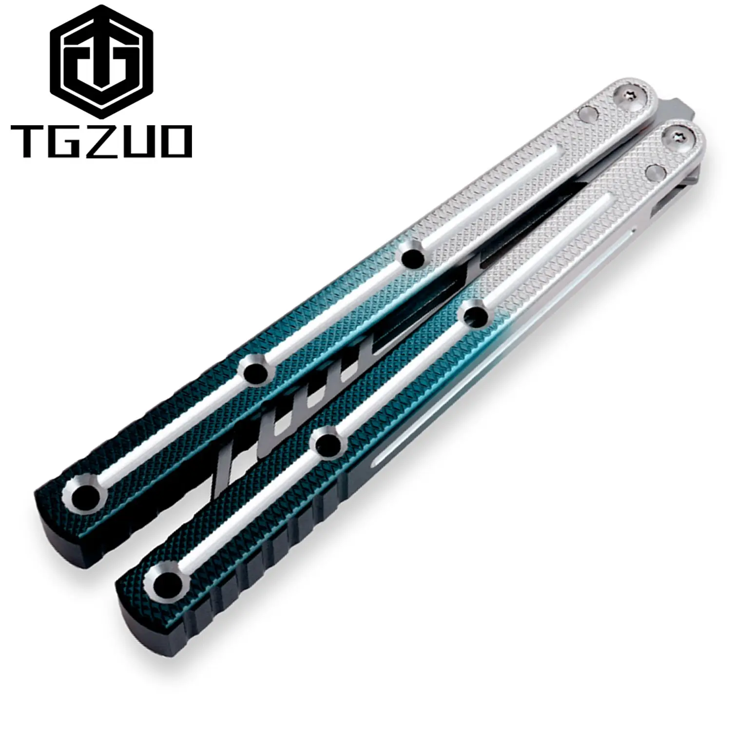 Tgzuo Balisong, Aluminum Alloy Handle, Four Colors Available, Ideal for Beginners, Beginner Friendly, Durable & Lightweight Design, Durable Construction, 1pc Flip Tool