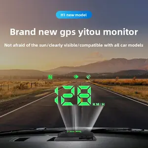 HUD Car Head-Up Display GPS Speedometer New Energy USB Cigarette Lighter Speedometer