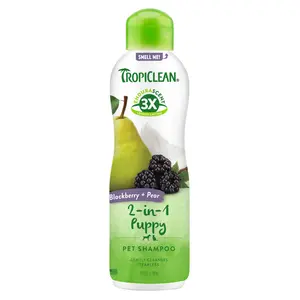 TropiClean Blackberry + Pear Tearless Puppy Shampoo, 20oz