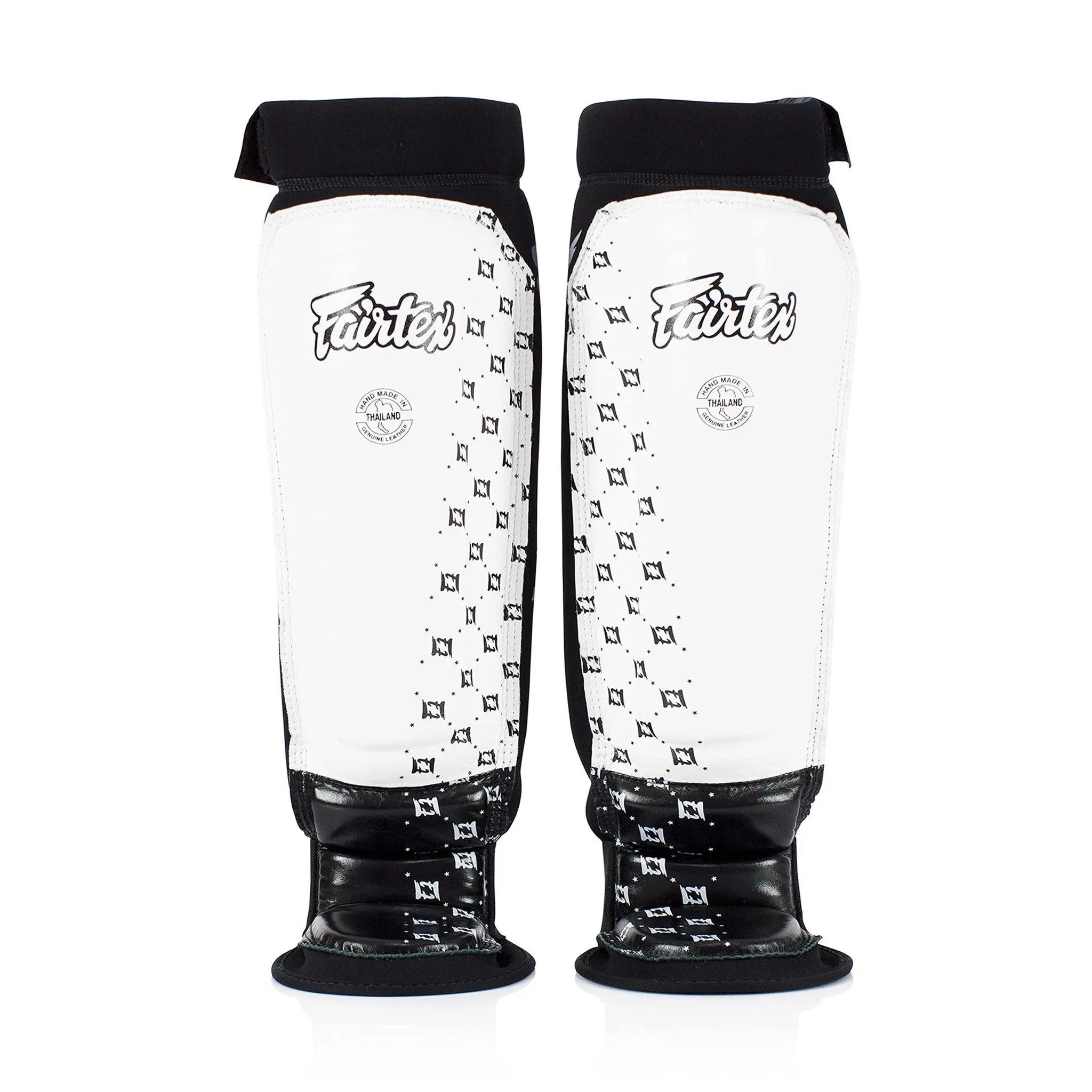 Fairtex SP6 Neoprene Shin Guards, Lightweight and Sleek Protective Gear with Secure Fit for Muay Thai and MMA Sparring, Athletic Protective Gear, Combat Sports Protective Gear