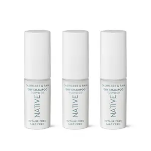 NATIVE Dry Shampoo 3-Pack – Talc-Free Powder Dry Shampoo for Fresh, Fuller-Looking Hair Between Washes