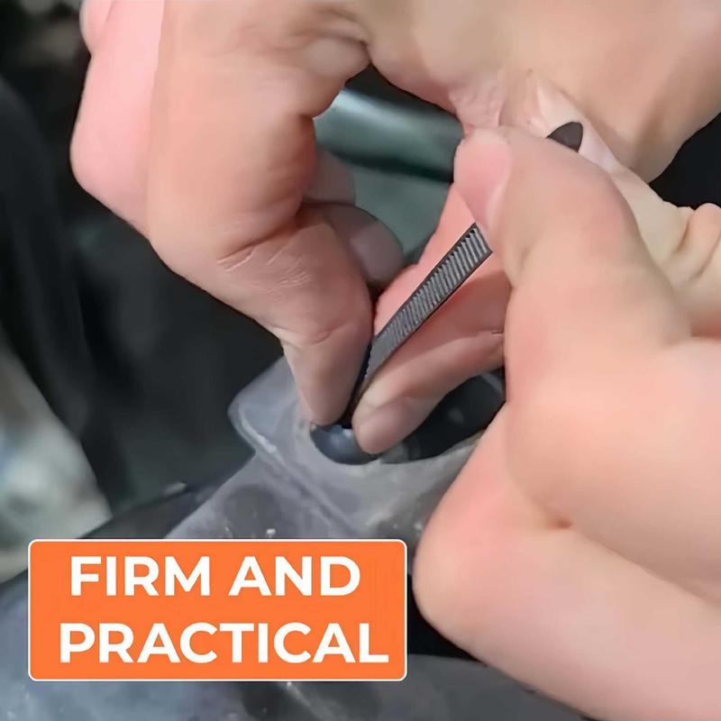 Nylon Universal Cable Tie Buckle Heavy Duty Self-Locking Zip Ties for Car Bumpers Trunk Liners Chassis Guards Durable UV-Resistant Multipurpose Tool Rain Fixing