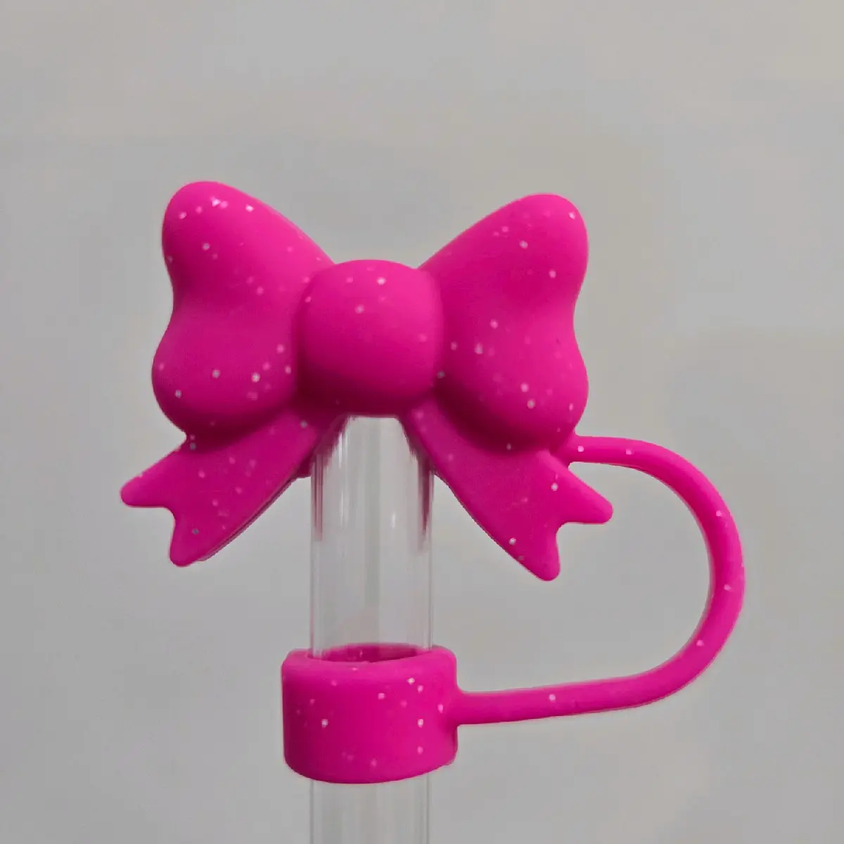 10MM MagentaSparkle Strawtopper for Tumblers stanley straw tumbler cup accessory