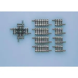 TomyTec Co LTD 1324 90 Degree Crossing X37-90 - Fine Track -- 1-7/16" 37mm Straight Length, N Scale