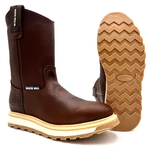 Silver Bull Work Boots Double Density Sole Goodyear Welt Construction Leather Footwear Walking Shoes Comfort Bota SB-2020