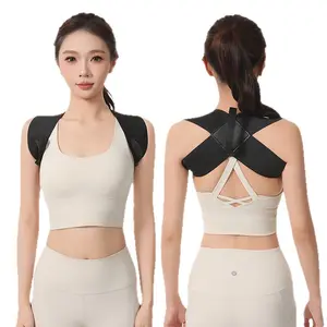 Open Shoulder Strap Fitness Posture Corrector Strap Posture Correction Straight Back Enhance Temperament Invisible Wearable Unisex Children's Posture Corrector Strap