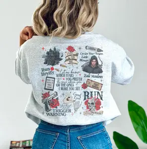 Run Little Mouse Shirt, Dark Romance Smutty Book Tee, Zade Meadows Haunting Adeline Sweatshirt, Top for Book Lovers and HD Carlton, Bookstagram Shirt