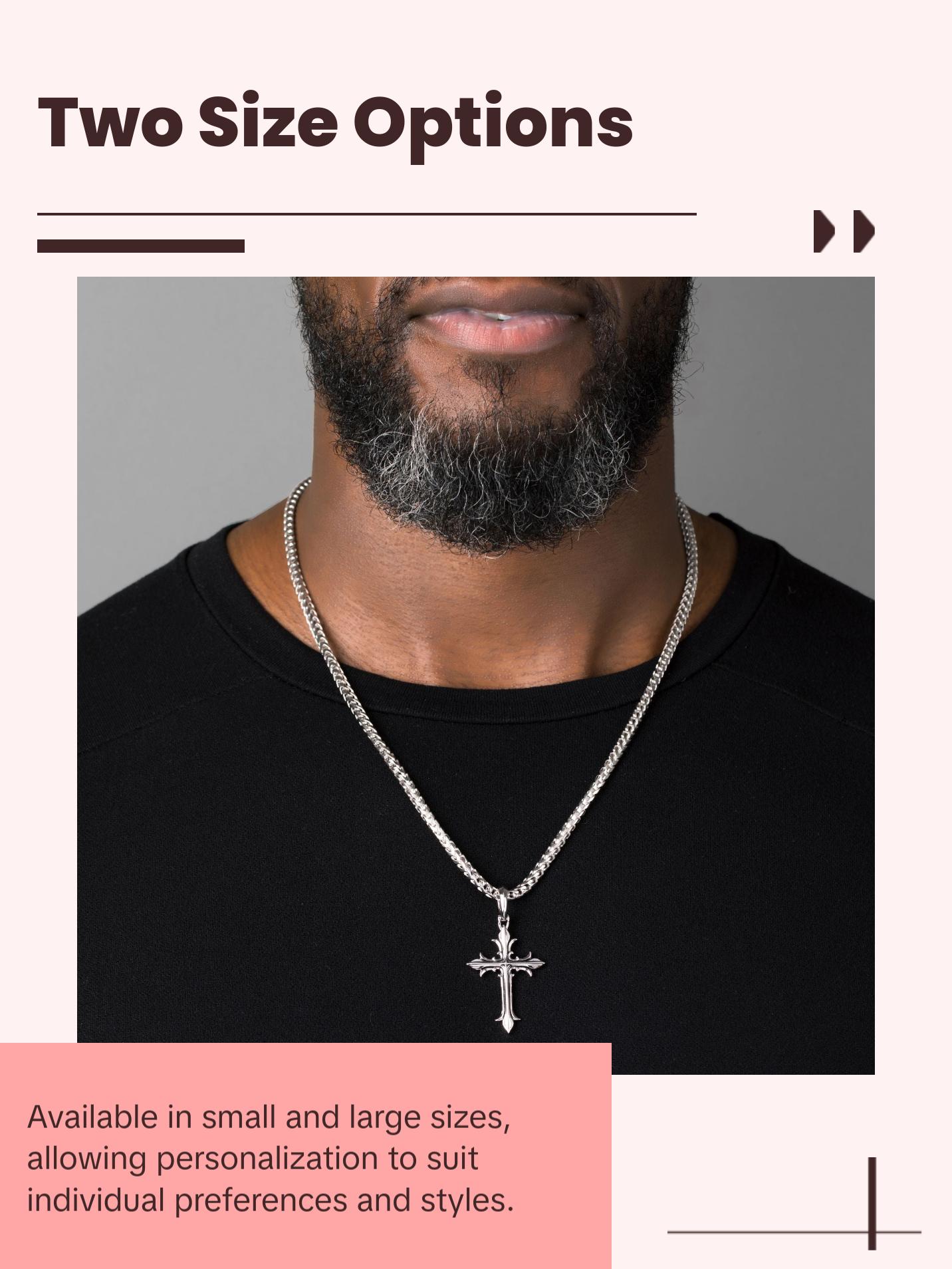 Faith, Silver Cross Pendant Faith, Silver Cross Pendant