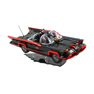 Acrylic Angled Display Stand Compatible with LEGO 76328 Batman Classic TV Batmobile - Set not included