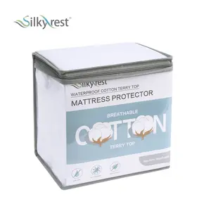The Valentine's Day Gift Silkyrest 100% Waterproof fitted sheets Mattress Cover with deep inch Mattress- Ultra Soft, Wrinkle Free  Easy Care, Breat pockets, Fitted Sheet Fits 13-16 hable & Comfy- Machine Washable Cotton Mattress Cover for Bed
