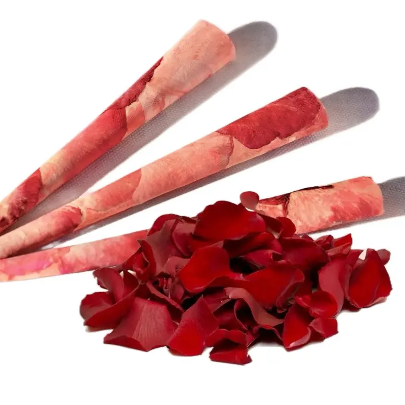 Egyptian Blue Lotus Herbal Pre-Roll with Rose Petals & All Natural Filter for Calmness & Detoxification