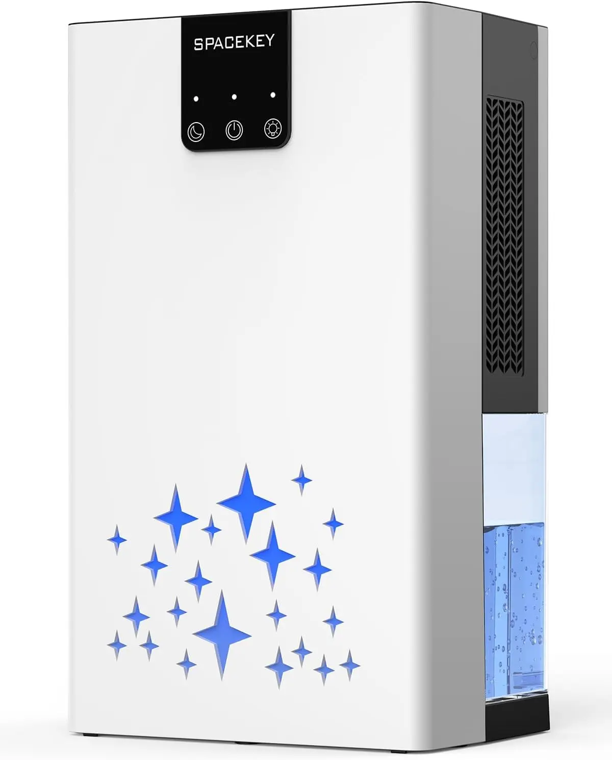 Dehumidifier, 95 OZ Water Tank Dehumidifiers for Home with Auto Shut Off, 1000 sq. ft. Dehumidifier for Bedroom Bathroom Basement Rv with 7 Color Light, Quiet Dehumidifiers with Sleep Mode