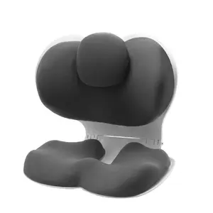 Ergonomic memory foam cushion armchair, suitable for home, office, game chair and car, foldable for easy carrying, breathable and not stuffy, lumbar support protection, relieve stress and back pain, no fatigue after long sitting, Father's Day gift.