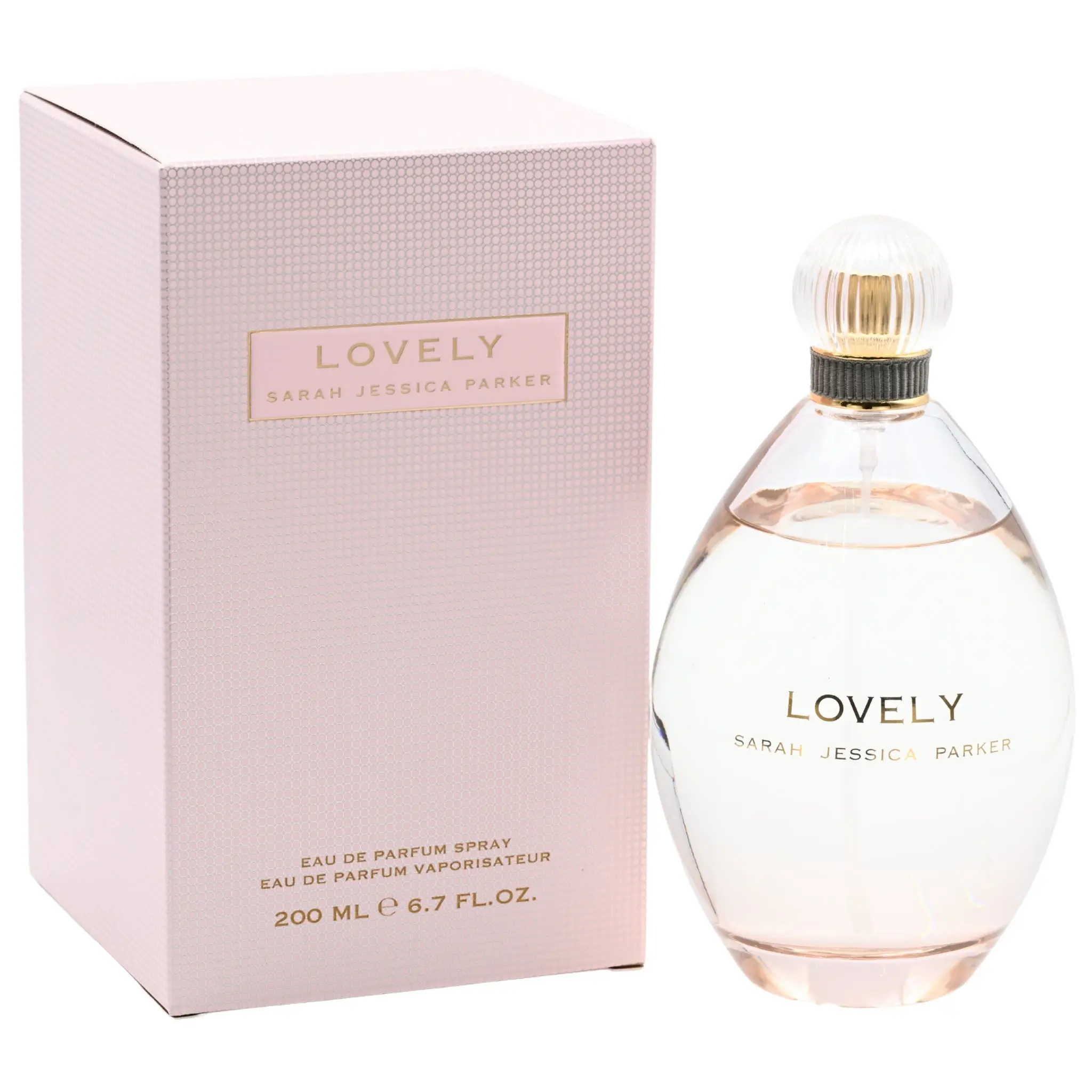 Sarah Jessica Parker Lovely Floral Eau de Parfum for Women, Woody Scented Spray with Lavender, Mandarin & Patchouli, 6.7 fl oz, Floral Eau Perfume, Women's Fragrance, Signature Scent