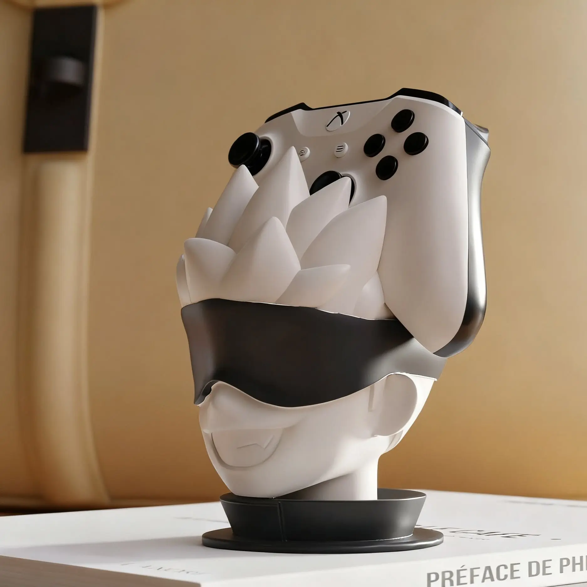 Cyberpunk Theme Controller Stand Compatible Ps4/ps5 Ns Pro, Game Handle Display Base, Single Holder, Decorative Aesthetic Accessory, Console Accessory, Controller Accessories