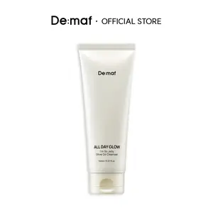 [De:maf Official] All Day Glow I'm So Jelly Olive Oil Cleanser 5.07 fl. oz (150ml) | 75% Olive Oil Hydration | Deep Pore Cleansing | Oil Control & Mattifying | Daily Facial Wash
