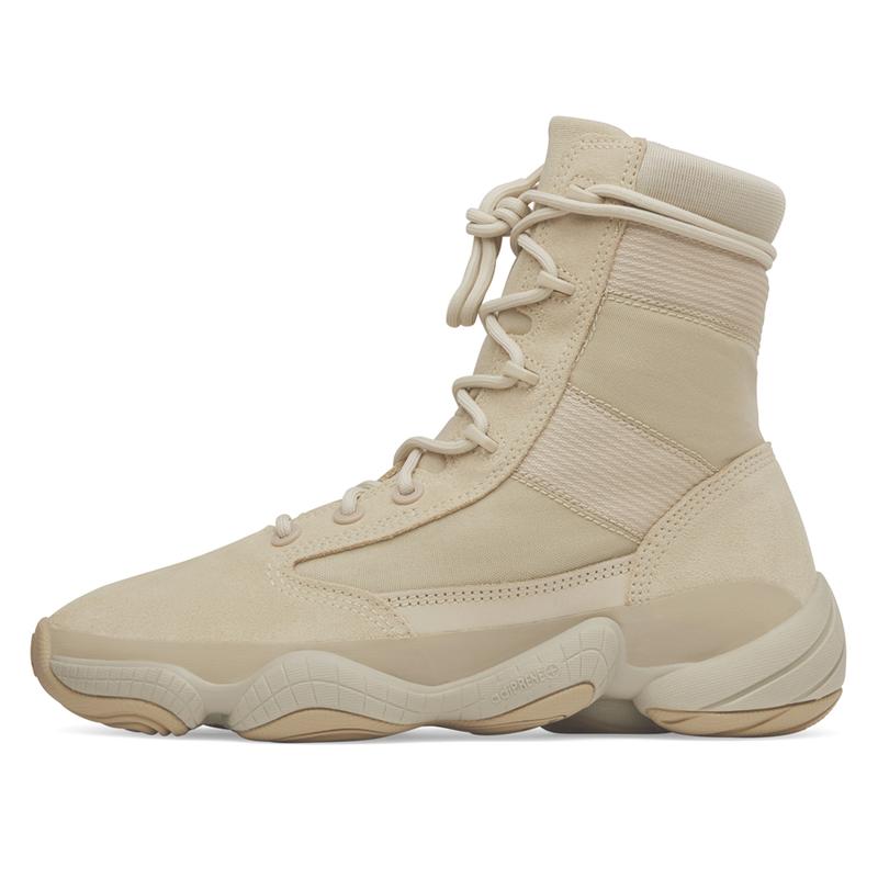 adidas Mens Yeezy 500 High Lace Up Sneakers Shoes Casual - Beige