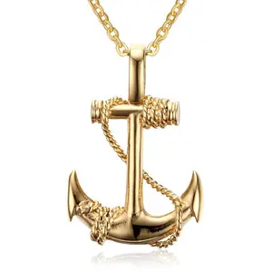 Men's Stainless Steel Anchor Pendants Pirates of the Caribbean Anchor Pendants