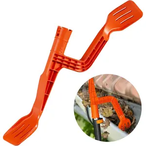 Gutter Cleaning Tool with Threaded, Gutter Cleaner, Mini Rake, Clean Off Gutter Guards from The Ground, Pole not Included