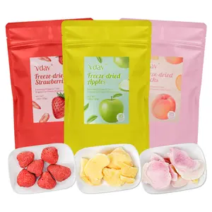3bags*30g,Freeze-dried fruits,Vday, Peach, apple, strawberry, fruit combination snack,Crunchy Fruit,Freeze-dried food, fruit snacks,Eat dry, mix with yogurt