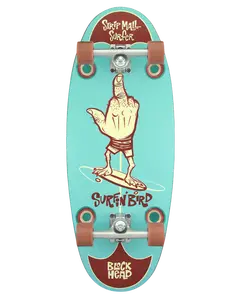Blockhead - Surfin’ Bird 11x29” - Strip Mall Surfer - Complete Skateboard