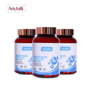 Anytalk -Magnesium complex 90 capsules Edible Supplement Dietary Fitness  B Healthcare Vitamin