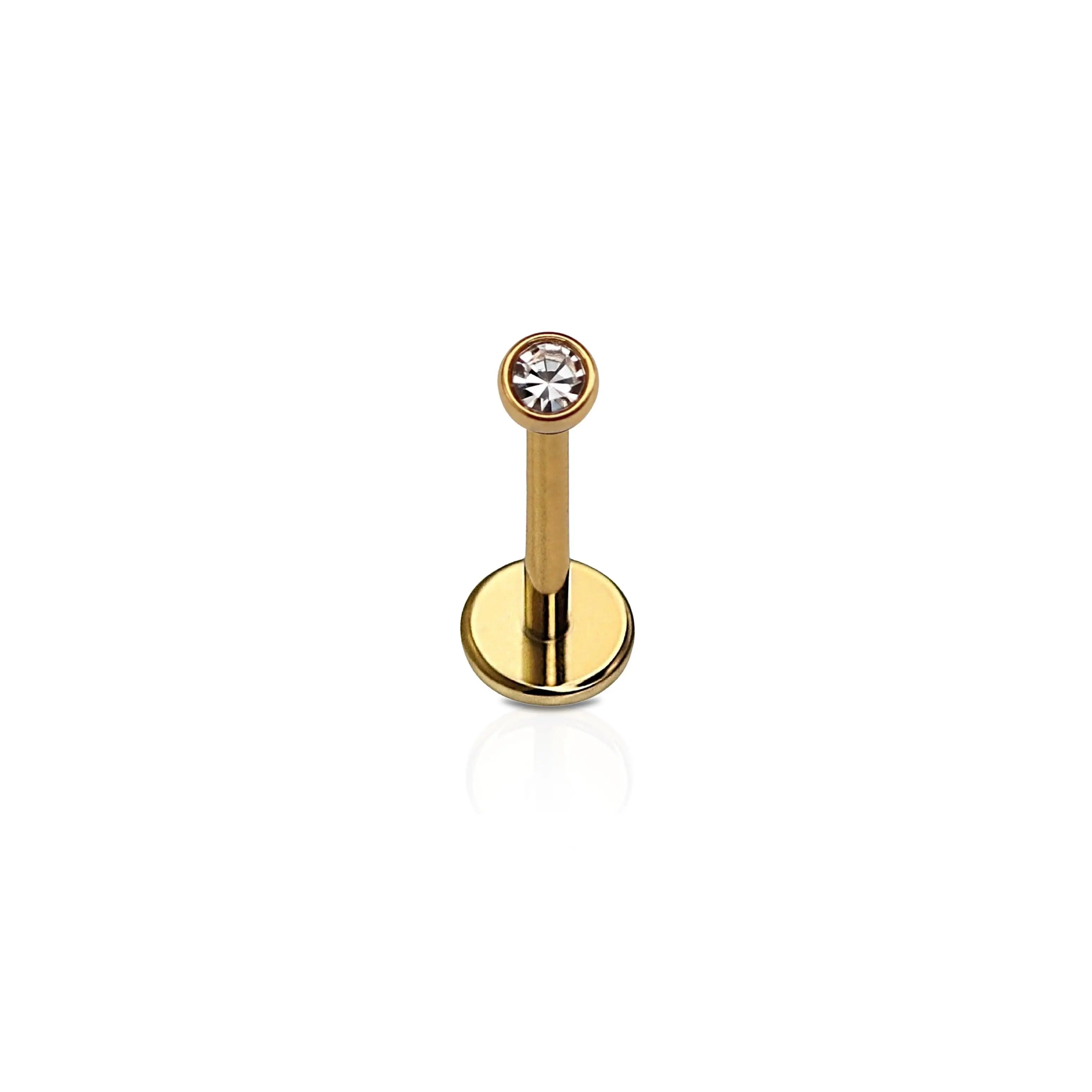 Cords Club Zirconia Constellation Flat Back Stud - Surgical Steel Single Earring with Tiny Gemstone