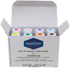 AmeriColor, Junior Kit, Soft Gel Paste Food Color