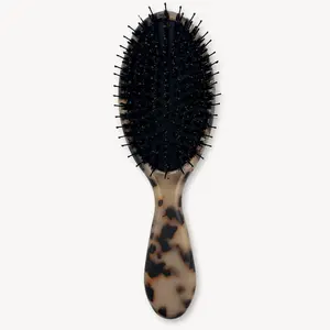 Boar Hair & Nylon Bristle Brush - Blonde Tortoise