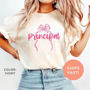 Comfort Colors Principal Shirt, School Principal Shirt, Teacher’s Day Gift, Principal Appreciation Gift, Teacher Shirt, Gift for Principal