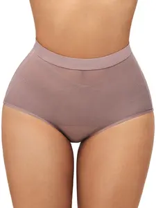 Medium Waist Shapewear Underwear, Crossed Dual-Layer Abdominal Control, Cotton Comfortable Bottom, Lightweight No Load, Direct Wear