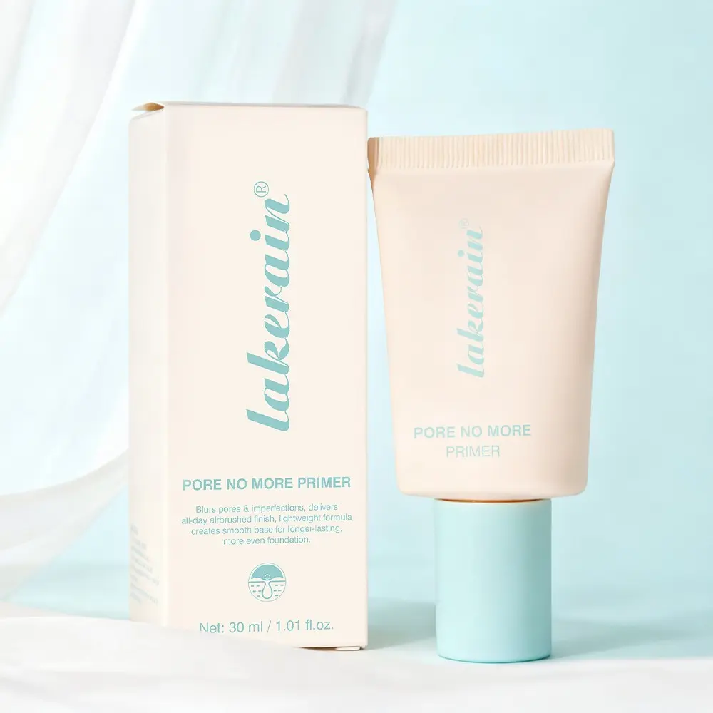 Lakerain 1 Count Oil-Control Facial Primer, Make Up Base, Hydrating & Mattifying, Blurs Pores and Smooths Fine Lines, Smooth Skin, Matte Finish, Evens Skin Tone, Light Coverage