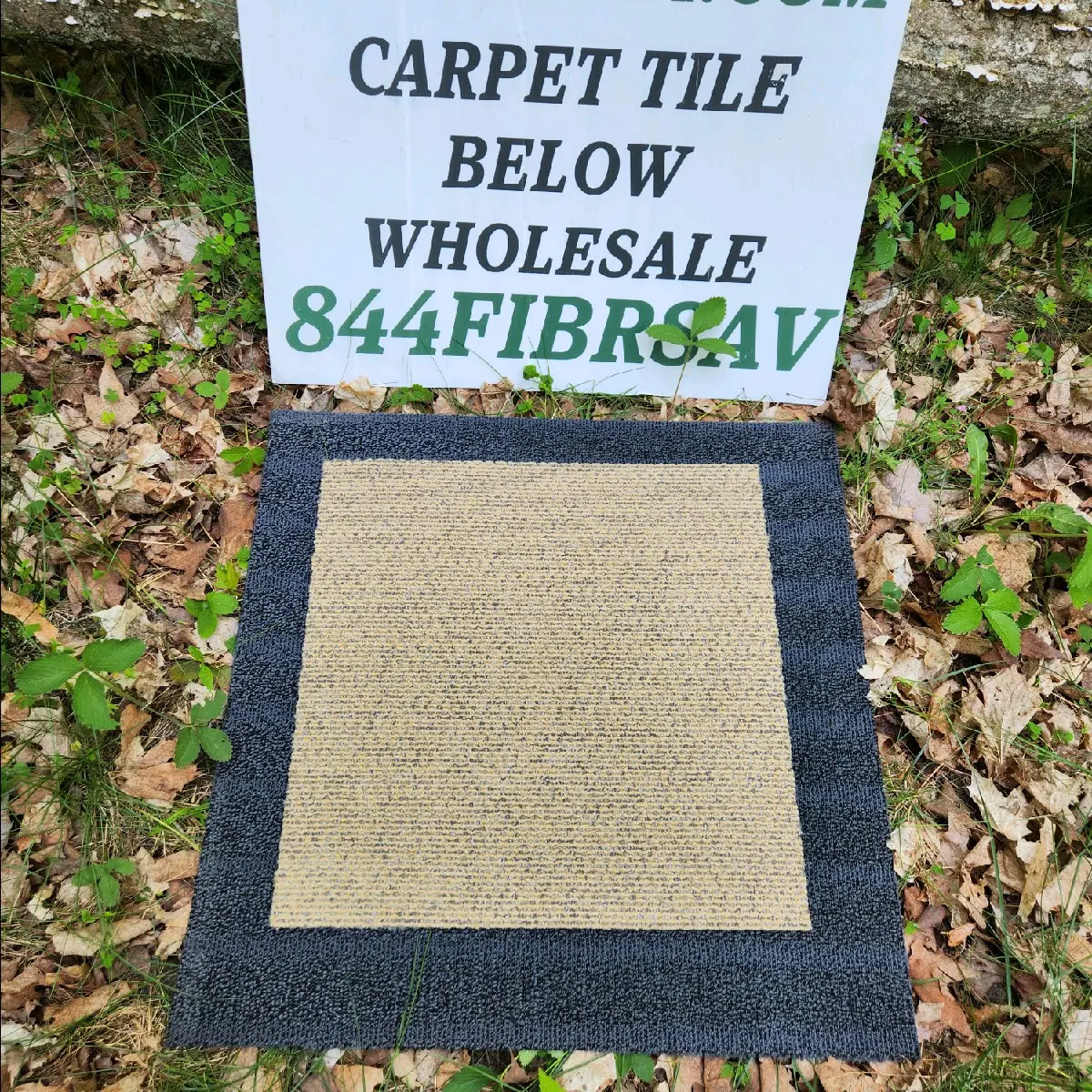 1000 sqft of 20 yr rated Neutral Commercial Carpet tiles