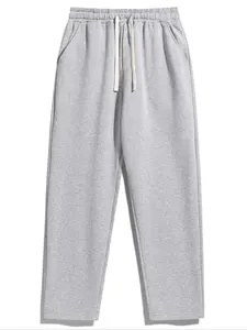 Men's Spring Fall Casual Straight Leg Sweatpants, Vintage Comfortable Pants, Suitable for Daily Outdoor Leisure Sports, Athleisure Style Bottoms