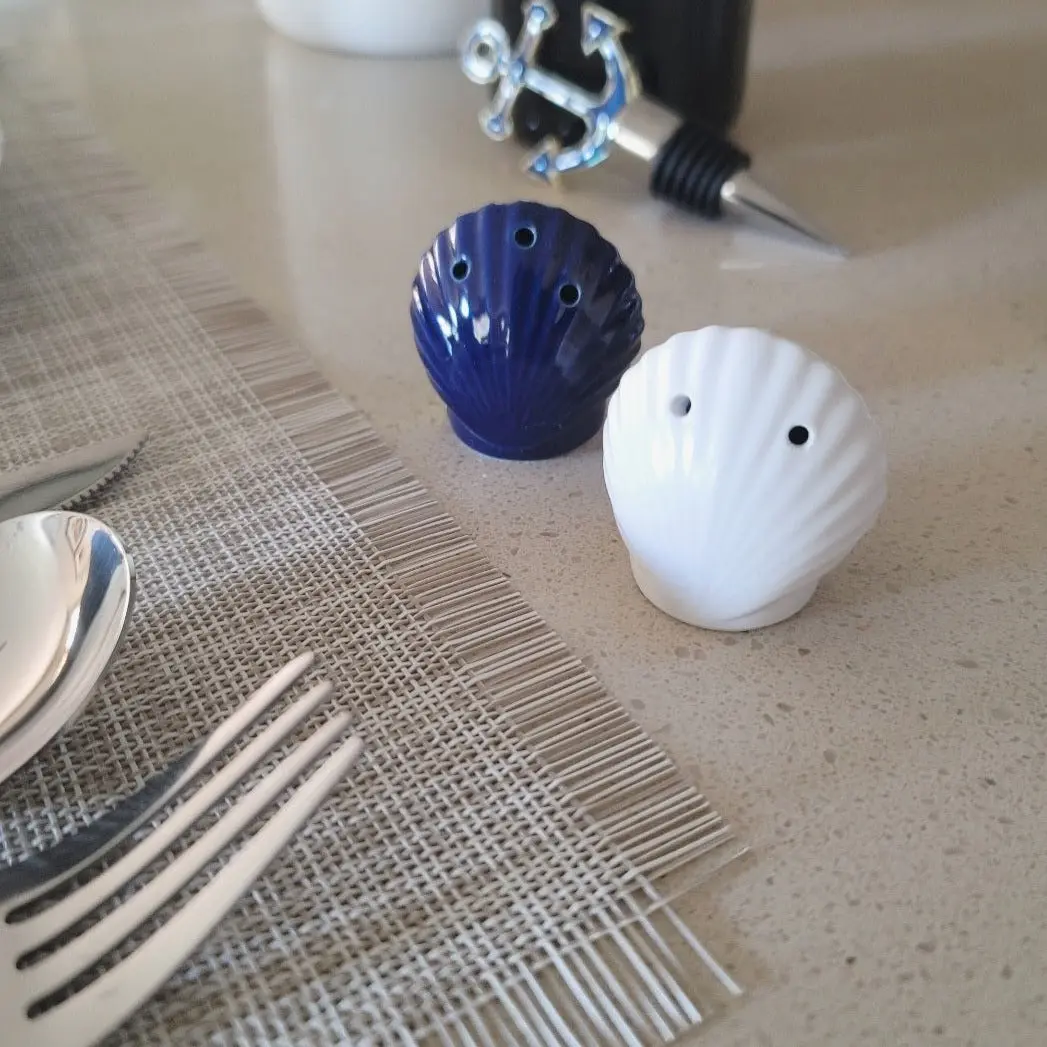 Seashell Salt & Pepper Shaker Set