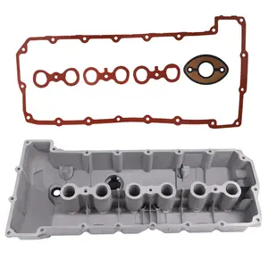 Aluminum Valve Cover Set compatible for BMW E90 E60 E85 325i 330i 525i 530i 2006 2007 N52