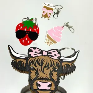 Tab Fairy 3D Printed Can Opener For Long Nails Cute Summer Accessories Cow Ice Cream Strawberry Ice Coffee