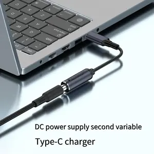 DC 7.4mm x 5.0mm Female to USB-C PD 100W Charging Cable – Power Converter for Laptops, Tablets & Phones