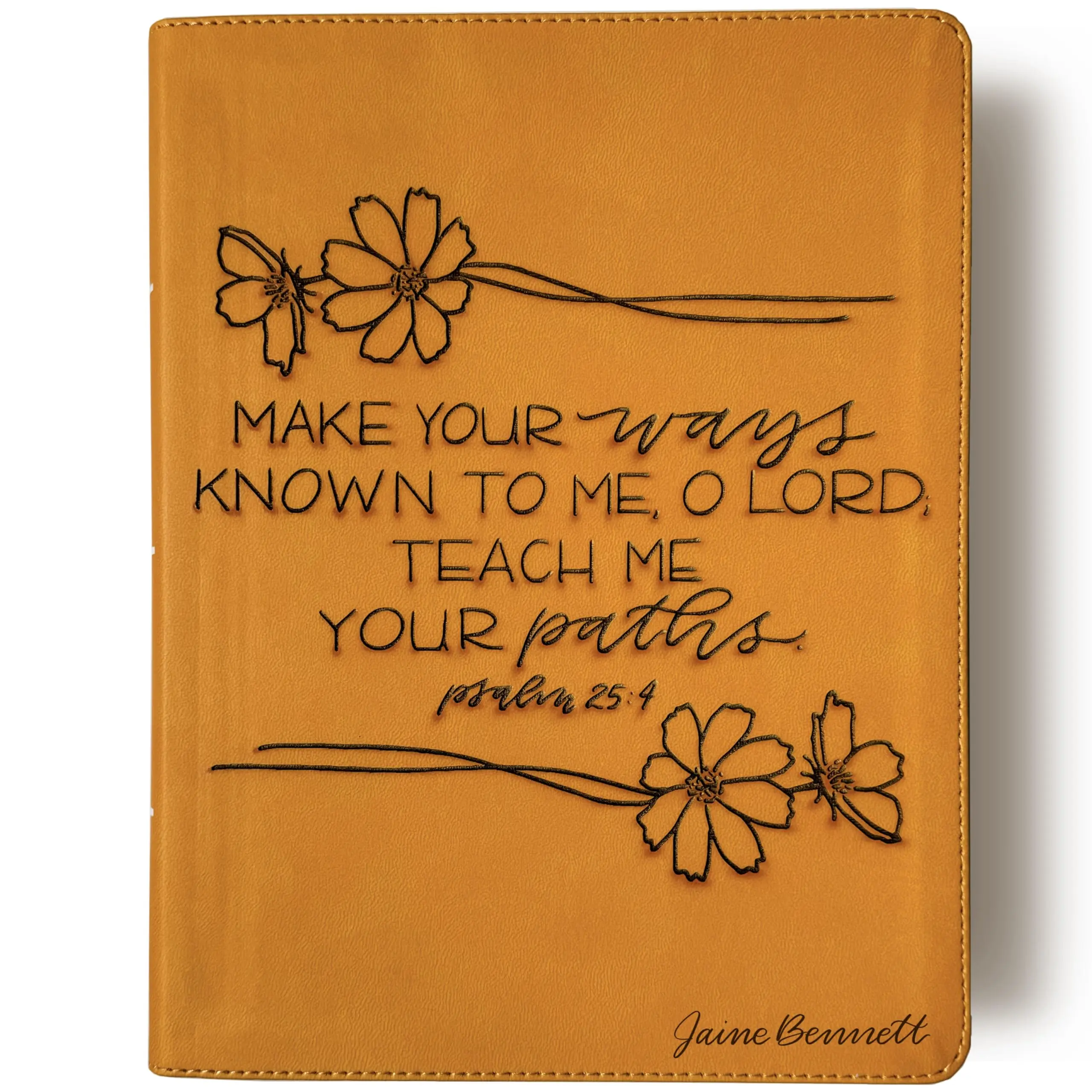 Personalized CSB Lifeway Women's Bible - Make Your Ways Known to Me - Hand Lettered and Engraved