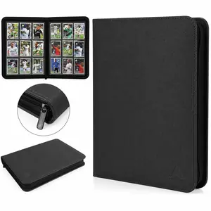 9-Pocket Card Binder + 324 Toploaders | Pokémon & Sports Card Storage Album