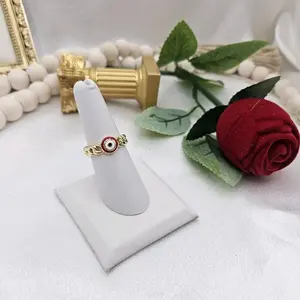 LaYaiBoutique #2305 Eye ring, 14k gold plated, High Quality