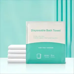 Disposable Bed Sheet, Quilt Cover and Pillowcase Set, Disposable Bedding Set, 65x140cm Bath Towel and 30x65cm Towel, Hygienic and Convenient, Ideal for Business Travel and Hotels, Bed Sheet Sets