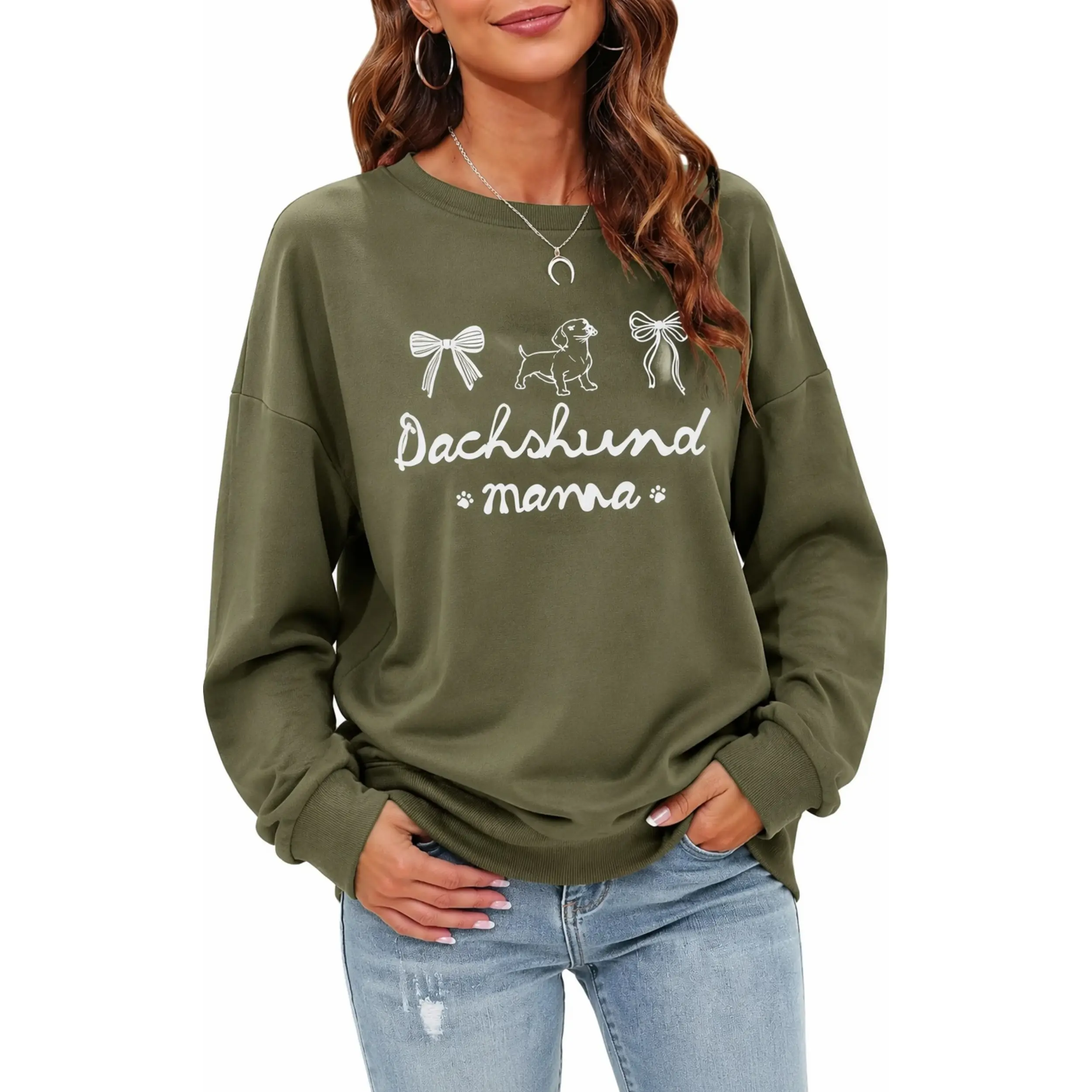 2026 Dachohumd Mom sweatshirt For Womens- Fall New Arrivals