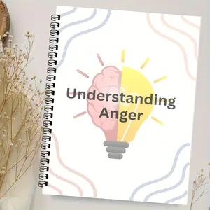 Understanding Anger Workbook: CBT Coping Skills and Emotional Balance Management Guide, Stress Relief Self-Awareness Exercises and Calmness Suggestions (A4 and US Letter Size) - Adult Edition (Instant Download)