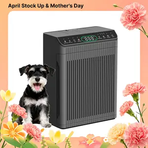 MORENTO 066 Air Purifier for Large Space  Suitable for areas up to 1,690 ft², PM2.5 display, Pet mode, Aromatherapy and HEPA filter—Effectively removes smoke, Pollen, and Pet dander, with real-time air quality monitoring, Mothersdaygift
