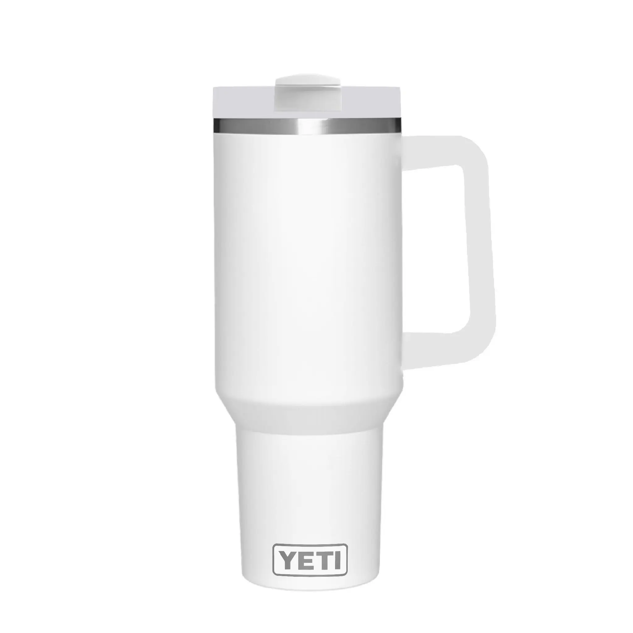 YETI Rambler 40 oz Tumbler with Handle and Straw Lid, Travel Mug Water Tumbler, Vacuum Insulated Cup with Handle, Stainless Steel