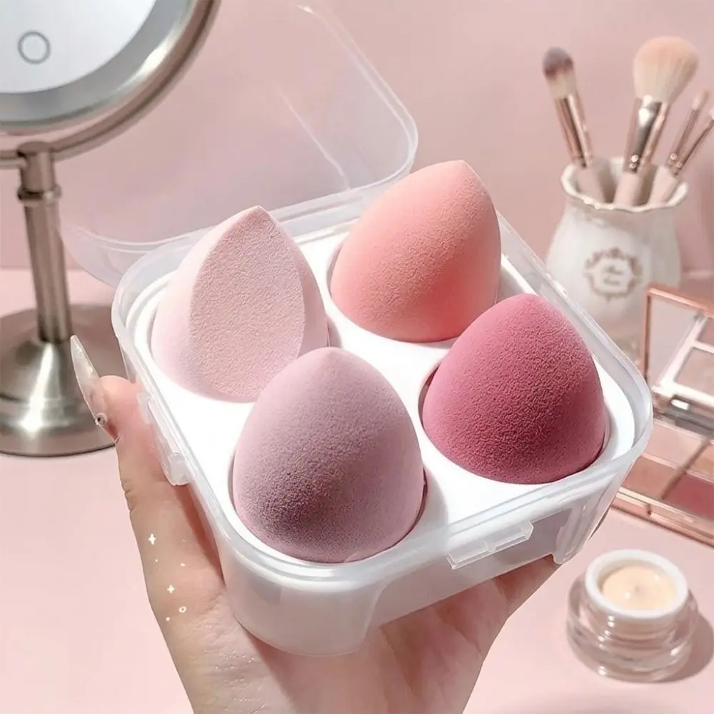 Multi-Purpose Makeup Sponges Set: Angled & Teardrop Shapes, Ultra-Soft Blendable Beauty Blenders for Foundation, Concealer, Cream & Liquid Cosmetics. Washable, Reusable, Streak-Free Application.