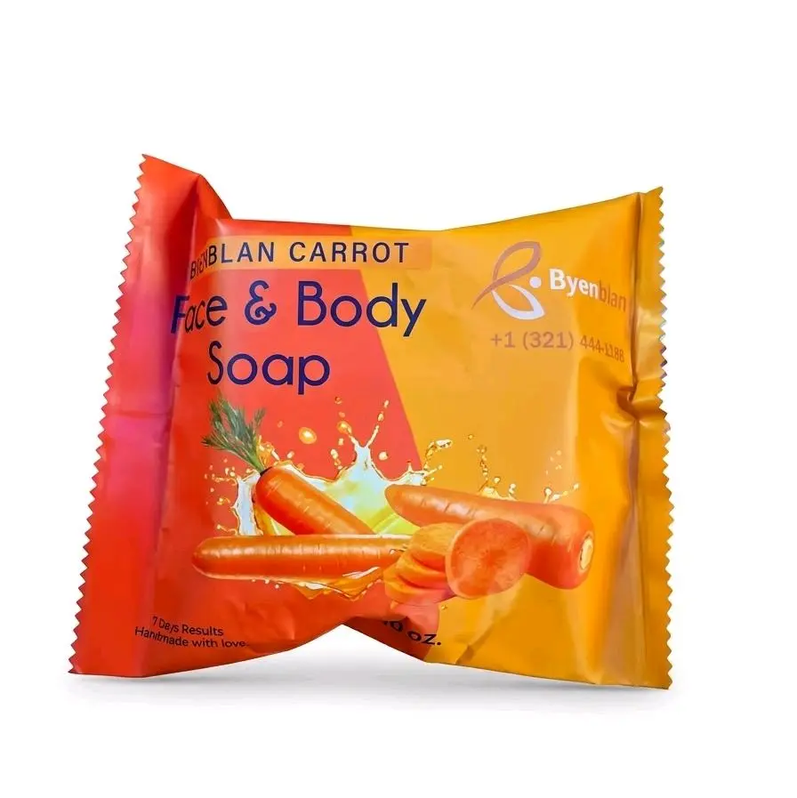 CARROT FACE AND BODY SOAP (3 for the price)
