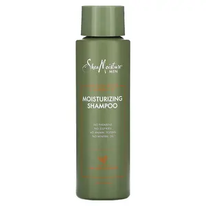 SheaMoisture Men, Moisturizing Shampoo, Raw Shea Butter & Mafura Oil, 15.8 oz (444 ml)